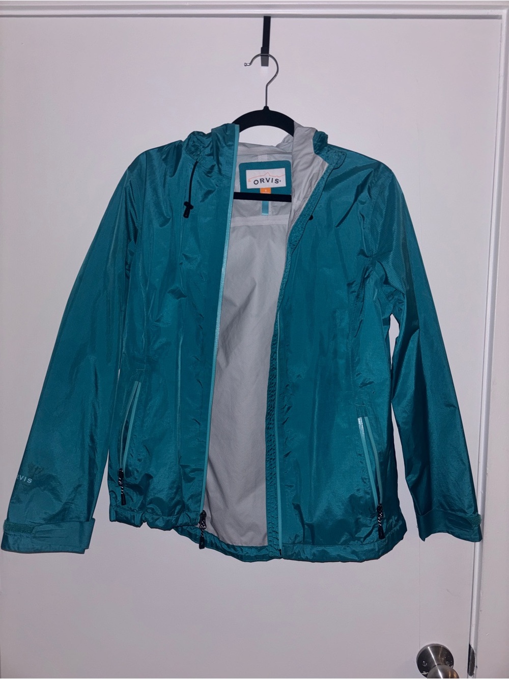 Orvis Teal Packable Hooded Jacket